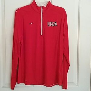 Nike half zip USA